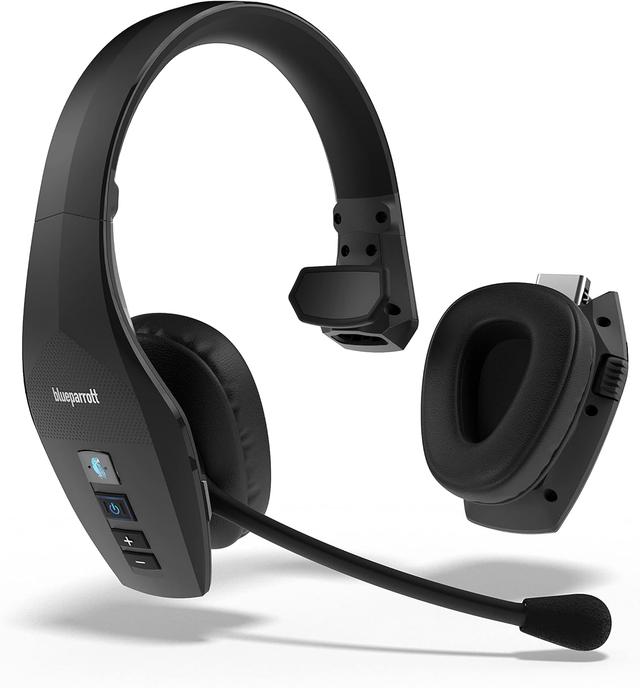 Product image of BlueParrott S650-XT Bluetooth Wireless Headphones 96% Noise Canceling Over Head Trucker Headset with Mic, 2-in-1 Convertible Stereo to Mono with ANC, IP54-Rated Protection, 36 hrs. Talk Time, Black