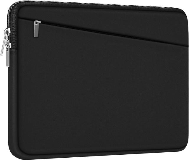 Product image of 15.6 inch Laptop Sleeve, Durable Computer Carrying Bag Protective Case Briefcase Handbag with Front Pocket, Slim Cover for 15-16 Inch HP, Dell, Lenovo, Asus, Notebook, Black