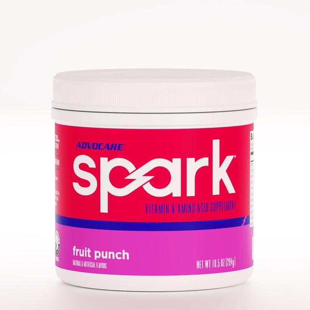 Product image of AdvoCare Spark Vitamin & Amino Acid Supplement - Focus & Energy Drink Powder Mix with Vitamin A, B-6, C & E - Also Includes L-Carnitine & L-Tyrosine - Fruit Punch - 10.5 oz