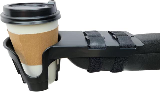 Product image of Nearly Universal OH - Wheelchair Cup Holder, Cup Holder for Electric Wheelchair and Mobility Scooter, Black
