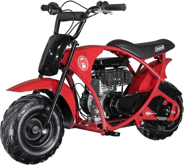 Product image of Coleman Powersports B100 105cc Gas Powered Minibike for Kids and Adults, 1-Cylinder, 4-Stroke, 22 Mph, 150 lbs Maximum Load, Ideal for Off-Road and Trail Riding