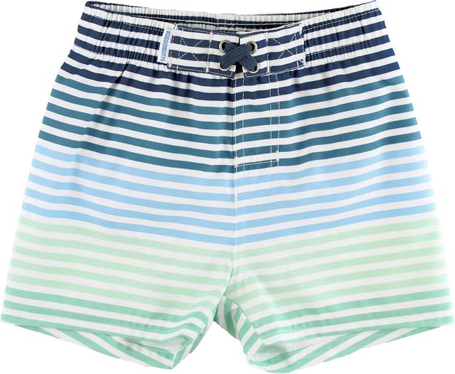 Product image of RUGGEDBUTTS Boys UPF50+ Sun Protection Striped Color Block Swim Trunks