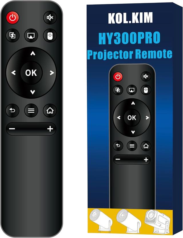 Product image of HY320 HY300 HY300PRO Projector Remote Compatible for Magcubic HY300 Pro Projector Remote Replacement Ear&Ear HY300PRO HY 300 Proyector 4k for Maypug P1 Mini Projectors