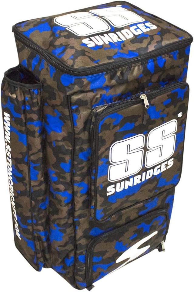 Product image of SS Cricket Blue Duffle Kit Bag, Backpack (Color - Blue Camo), Green, One Size