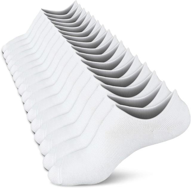 Product image of wernies No Show Socks Women Low Socks Non Slip Flat Boat Line 4/8 Pairs