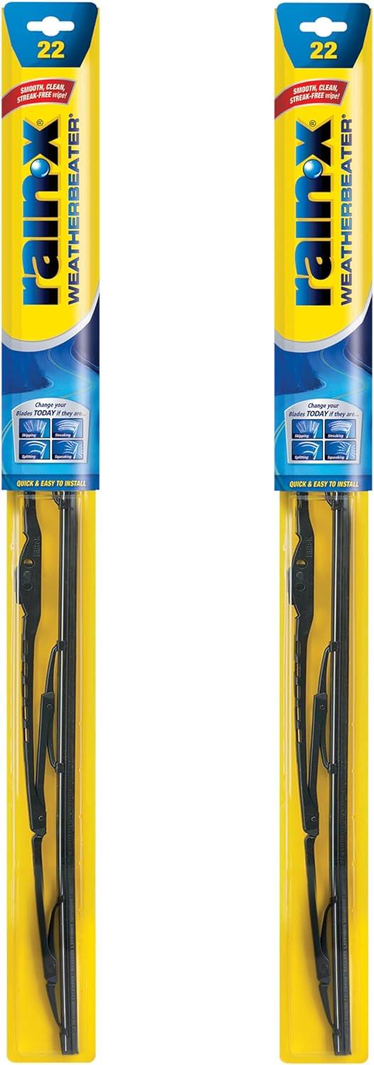 Product image of Rain-X 820149 WeatherBeater Wiper Blades, 22" Windshield Wipers (Pack of 2), Automotive Replacement Windshield Wiper Blades That Meet Or Exceed OEM Quality And Durability