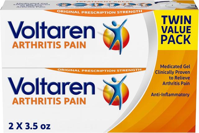 Product image of Voltaren Arthritis Pain Gel for Powerful Topical Arthritis Pain Relief with Diclofenac - NEW Easy Open Cap - 100 g x 2