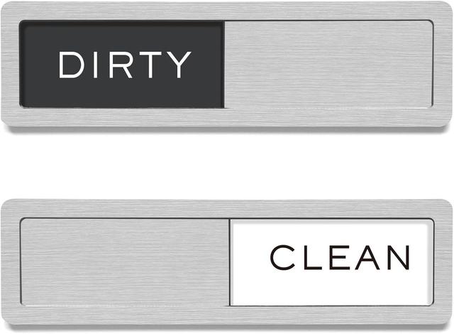 Product image of Dishwasher Magnet Clean Dirty Sign, Strong Magnet Non-Scratch Clean Dirty Magnet for Dishwasher, Easy to Read & Slide