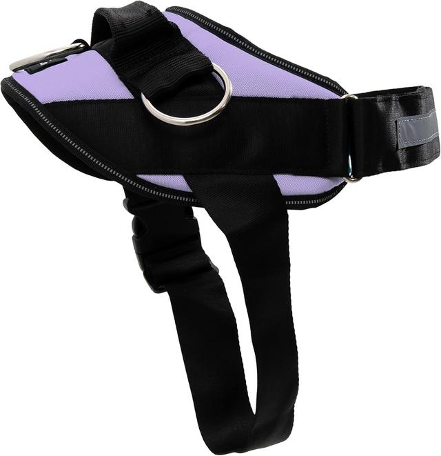 Product image of ShawnCo Essential Dog Harness, No-Pull Pet Vest with 3 Leash Clips, No Choke, Reflective, Adjustable and Padded, for Easy Walking and Training for Small, Medium and Large Dogs (ICY Lilac, S)