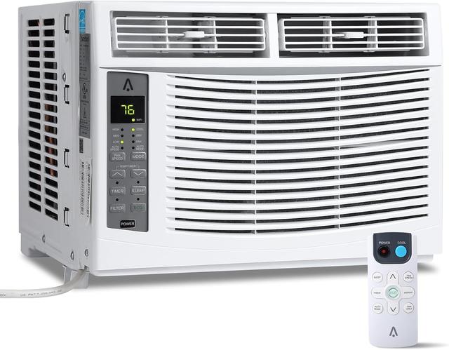 Product image of 6000BTU Window Air Conditioner, Cools Up to 250 Sq. Ft., Window AC Units With Cool and Fan Functions, Ultra Quiet, 24H Timer Small AC Unit, Energy Savings, Remote Control