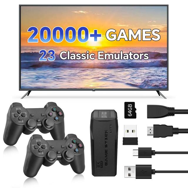 Product image of WAOYER Retro Game Console Stick, Wireless Retro Video Game Console Stick with 23 Emulators