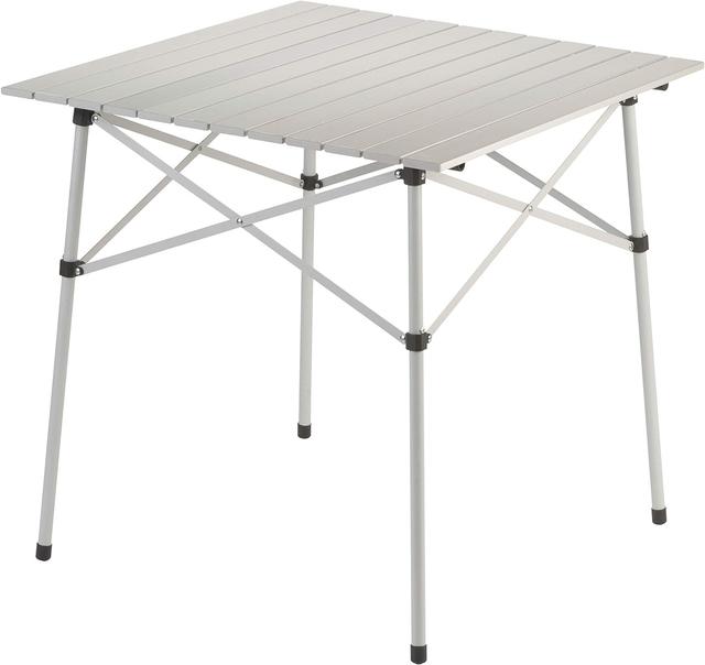 Product image of Coleman Outdoor Compact Folding Table, Sturdy Aluminum Camping Table with Snap-Together Design, Seats 4 & Carry Bag Included; Great for Camping, Tailgating, Grilling, & More