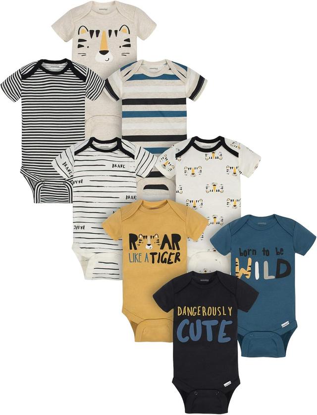 Product image of Onesies Brand baby-boys 8-pack Short Sleeve Mix & Match Bodysuits
