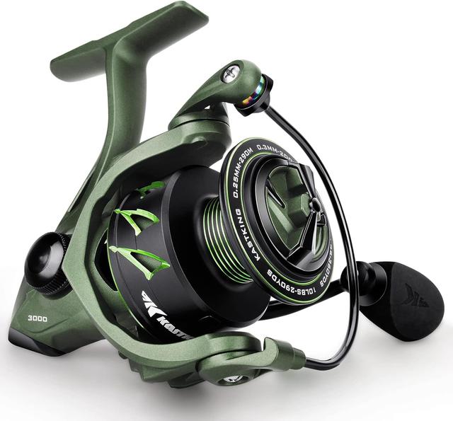 Product image of KastKing Spartacus II Fishing Reel - New Spinning Reel – Sealed Carbon Fiber 22LBs Max Drag - 7+1 Stainless BB for Saltwater or Freshwater – Gladiator Inspired Design – Great Features