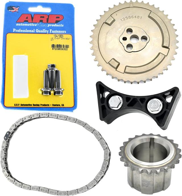 Product image of Michigan Motorsports LS Timing Chain Set with Cam Sprocket, ARP Cam Bolts, Crank Gear, Timing Chain, and Dampner | Fits GM LS Engines | 4.8 5.3 5.7 6.0 LS1 LS2 LS3 LS6 L99 LS4 LS9 LSA LQ4