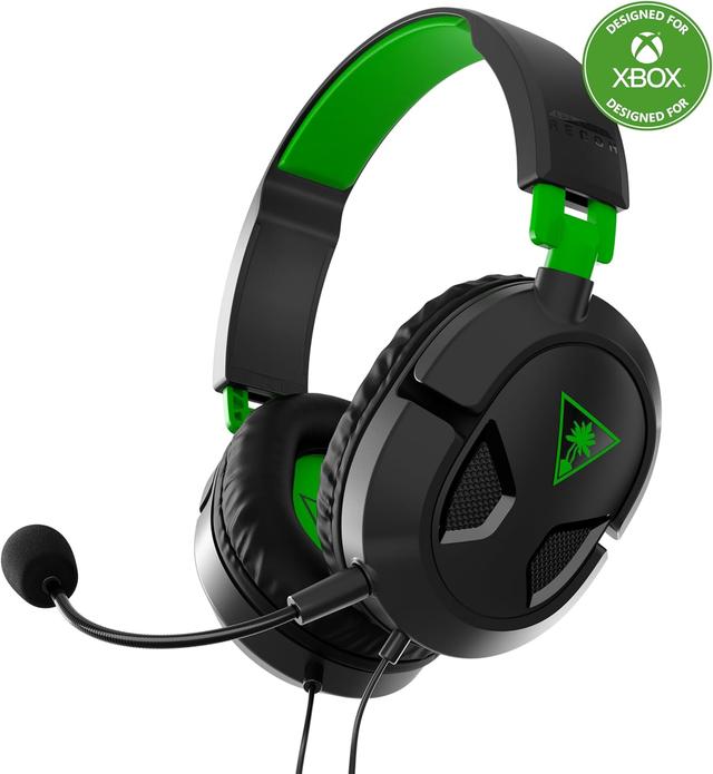 Product image of Turtle Beach Recon 50 Xbox Gaming Headset - Xbox Series X, Xbox Series S, Xbox One, PS5, PS4, PlayStation, Mobile & PC with 3.5mm - Removable Mic, 40mm Speakers