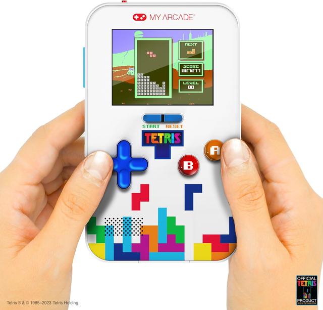 Product image of My Arcade Tetris Go Gamer : Retro Video Game, Handheld Tetris Console with 301 Games for Kids and Adults, 2.5 Inch Screen