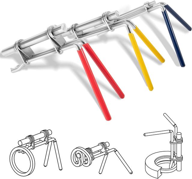 Product image of 3 Pack Hydraulic Seal Installation Tools, Hydraulic Cylinder Piston Repair Seal Kit, U-Cup Rod Seal Installation Tool Kits Upgraded Seal Twistor Install Tool Set