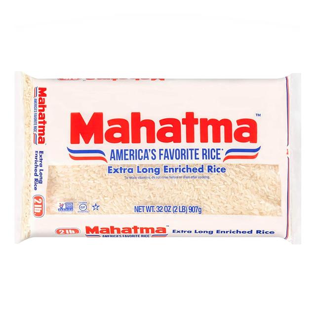 Product image of Mahatma Extra-Long-Grain Rice 2-Pound Rice Bag, Gluten-Free and Non-GMO White Rice Bulk Bag, 1 Bag of Rice