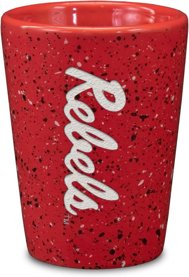Product image of Rico Industries NCAA Primary OR Wordmark Logo 2oz Ceramic Shot Glass for Fans, Laser Engraved In Team Color Single Shot Glass