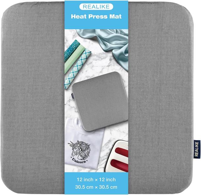 Product image of REALIKE Heat Press Mat for Cricut Easypress 2/Cricut Easypress(12X12 inch), Easy Press Mat for HTV Craft Vinyl Ironing Insulation Transfer Projects
