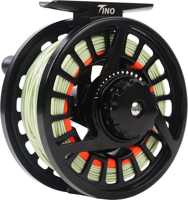 Product image of Maxcatch Tino Fly Fishing Reel, Large Arbor All Aluminum with CNC Cutting Trout Fly Reels, 3/4 5/6 7/8wt