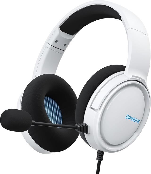 Product image of BINNUNE Gaming Headset with Mic for PS5 Xbox Series S|X PS4 Xbox 1 PC NS, Wired Audifonos Gamer Headphones with Microphone for PS 4|5 Xbox1