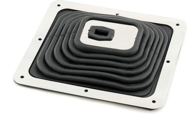 Product image of Mr. Gasket 9649 Shifter Boot - Large - 7-3/4 In X 4-1/2 In - Black - Rubber