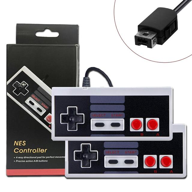 Product image of NES Classic Controller. Wired NES Mini Controller for Nes Classic Mini Edition and NES Classic Edition(remake released in 2016/2018), 9.8FT Cable Length for an Immersive Gaming Experience
