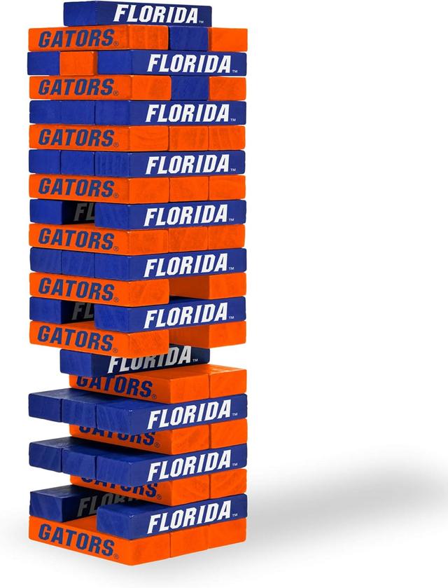 Product image of Wild Sports NCAA Pro Football Tabletop Stackers Block Game for College Football Fan, Dorm Game, Tailgate