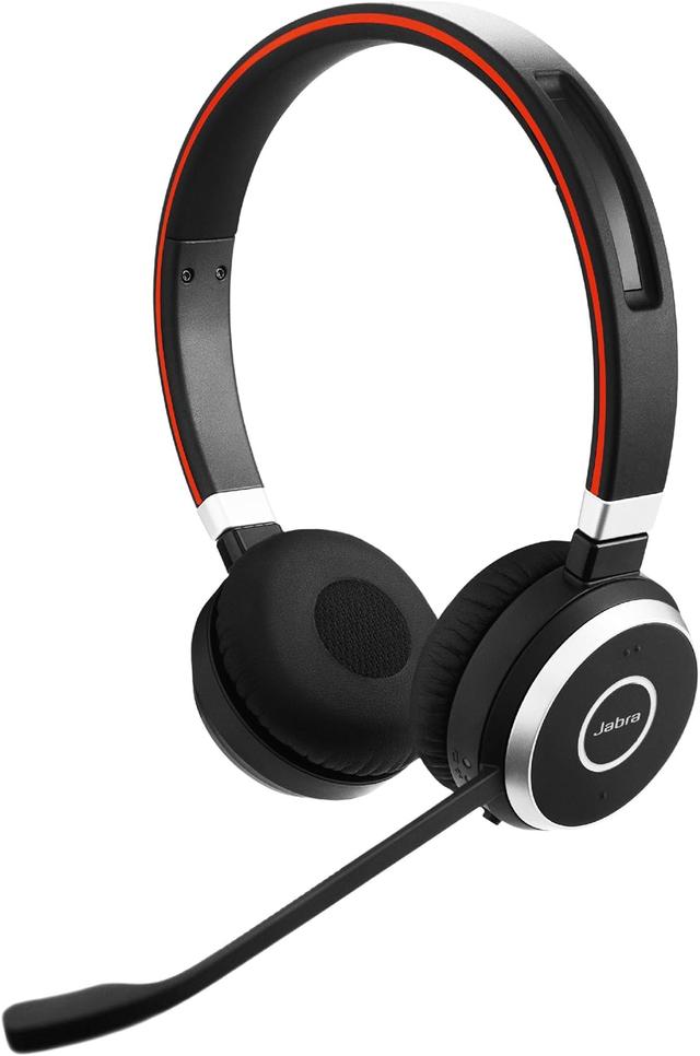 Product image of Jabra Evolve 65 MS Wireless Headset, Stereo – Includes Link 370 USB Adapter – Bluetooth Headset with Industry-Leading Wireless Performance, Advanced Noise-Cancelling Microphone, All Day Battery