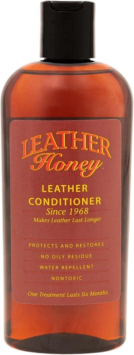 Product image of Leather Honey Leather Conditioner, Since 1968. for All Leather Items Including Auto, Furniture, Shoes, Purses and Tack. Non-Toxic and Made in The USA / 8 Fl Oz (Pack of 1)