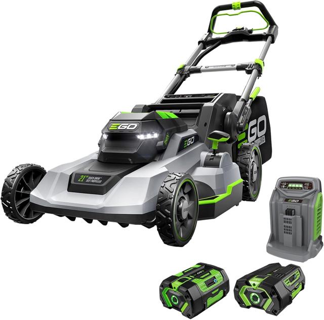 Product image of EGO POWER+ Electic Lawn Mower, Self-Propelled Cordless with Touch Drive, Includes 56V 6.0Ah Battery, 4.0Ah Battery and Rapid Charger - LM2123SP-2