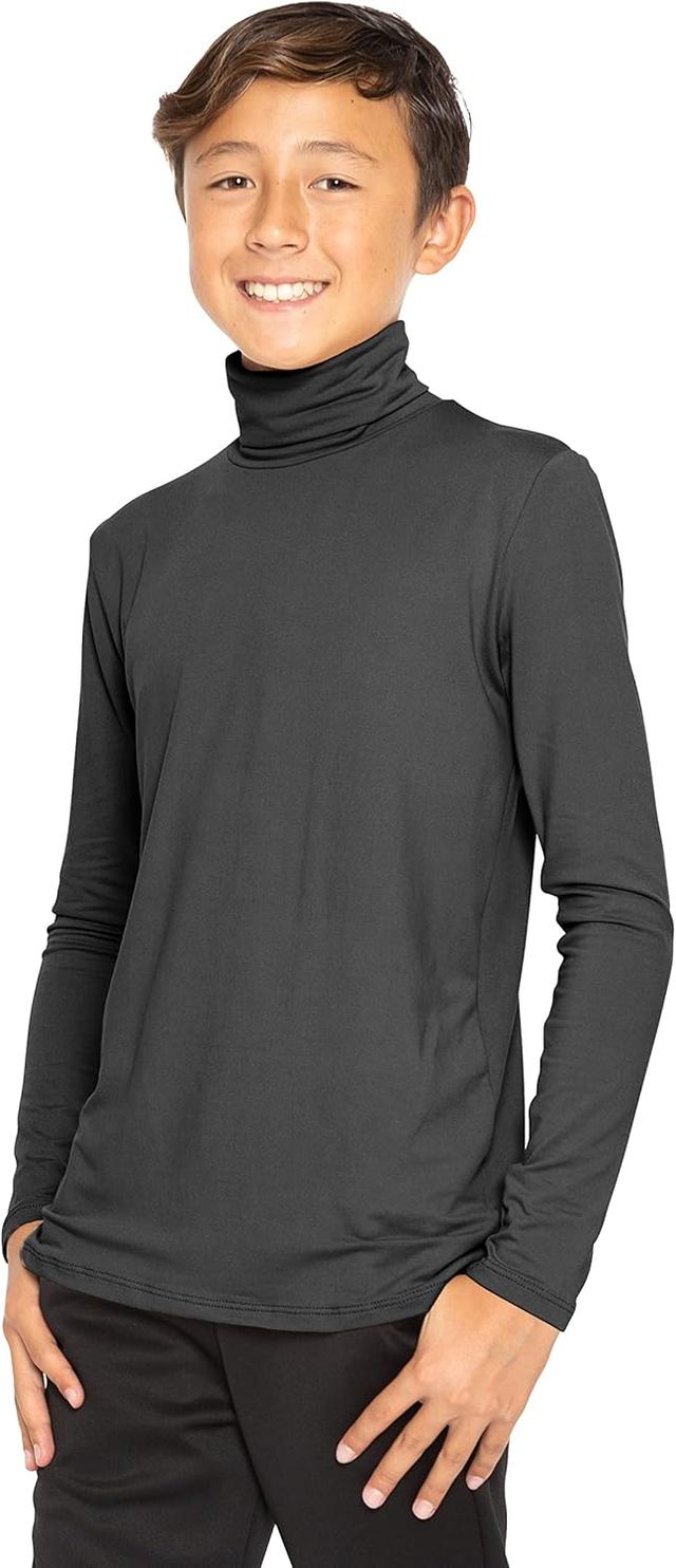 Product image of STRETCH IS COMFORT Oh So Soft Boy's Long Sleeve Poly Spandex Turtleneck