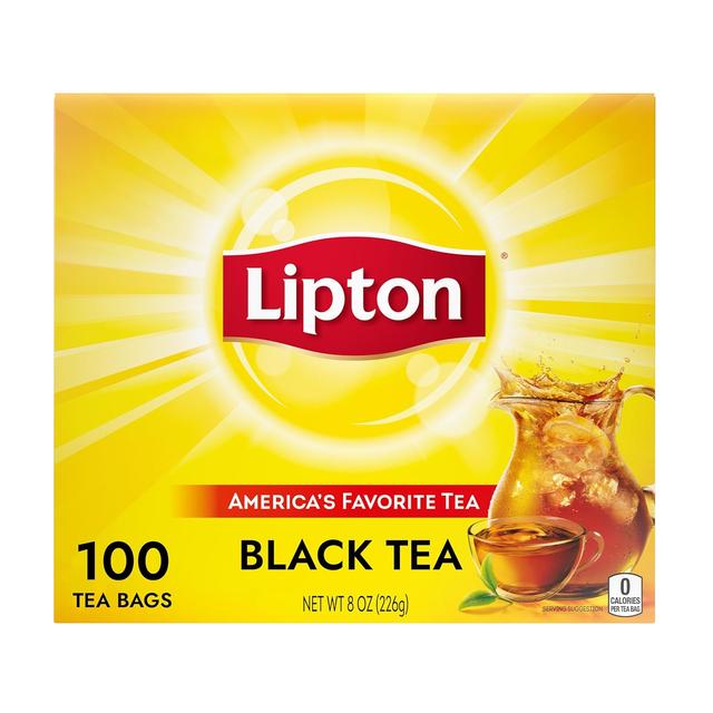 Product image of Lipton Black Tea Bags, Hot or Iced tea bags, 100 Total Count