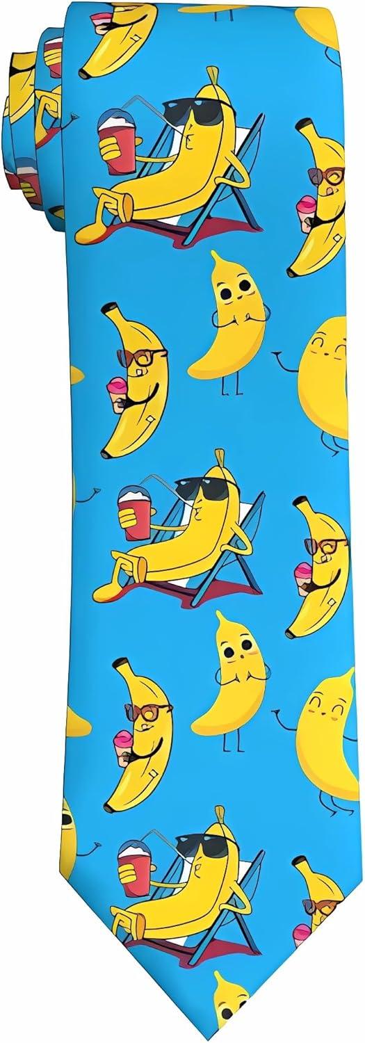 Product image of Men'S Tie Funny Casual Print Neckties For Gentlemen, Weddings, Business, Gifts
