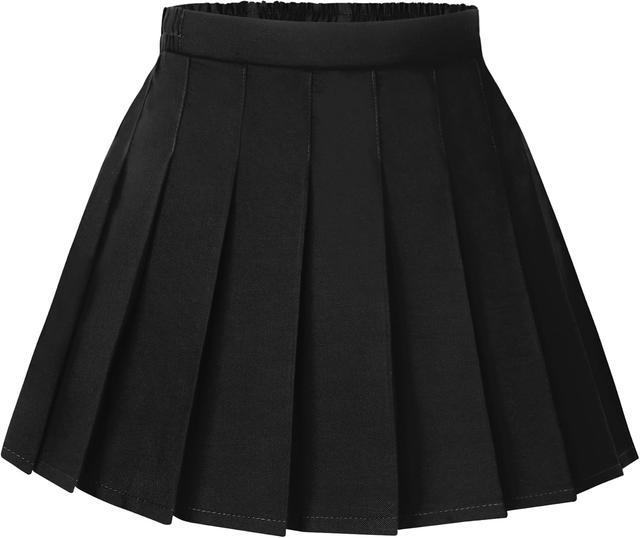 Product image of KEREDA Girls Pleated Mini Skirt High Waist Tennis School Uniform Skirts 4-14 Years