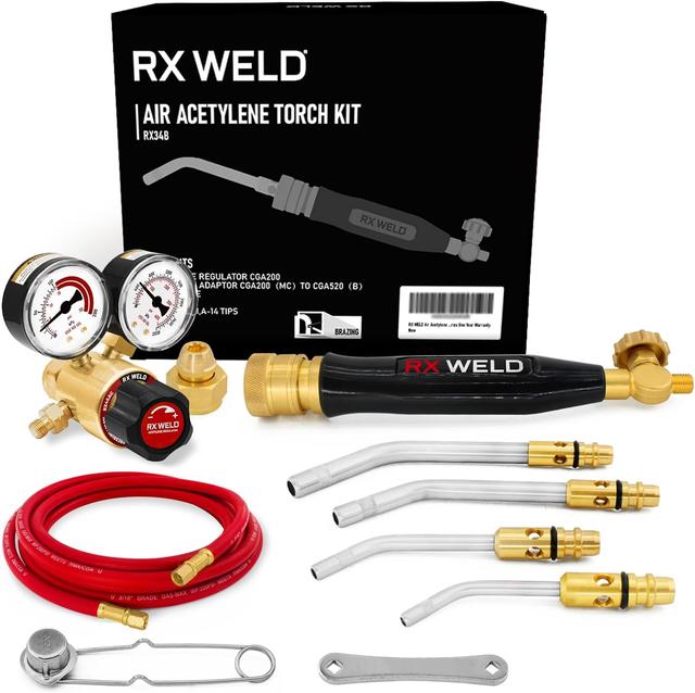 Product image of RX WELD Air Acetylene Torch Kit Fuel Gas kit Professional Series