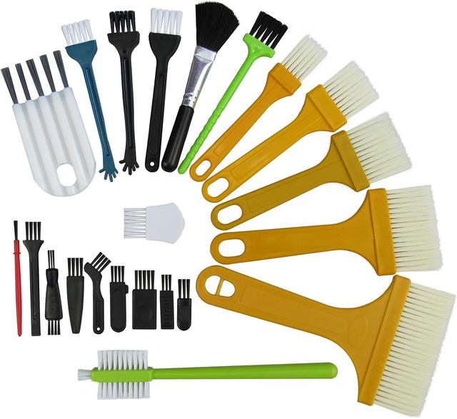 Product image of Small Cleaning Brush,Electronics Brush for Cleaning Computer Keyboards,Laptop,Sewing Machine,Cleaning Brush Kit (Set of 22)