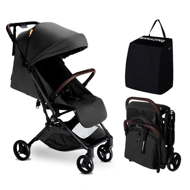 Product image of Lightweight Baby Travel Stroller with Carbor Fiber Frame, Compact & Airplane-Friendly, One-Handed Folding Design, 11.6 lbs, Perfect for Toddlers, Jet