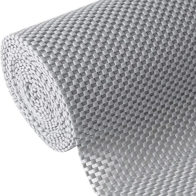 Product image of Shelf Liner, Non-Adhesive Roll Drawer Liners 12 Inches x 20 Feet, Non Slip Grip Durable Strong Clean, Shelving Liner for Kitchen cabinets,Storage, Desks, Kitchenware, Tableware, Light Gray