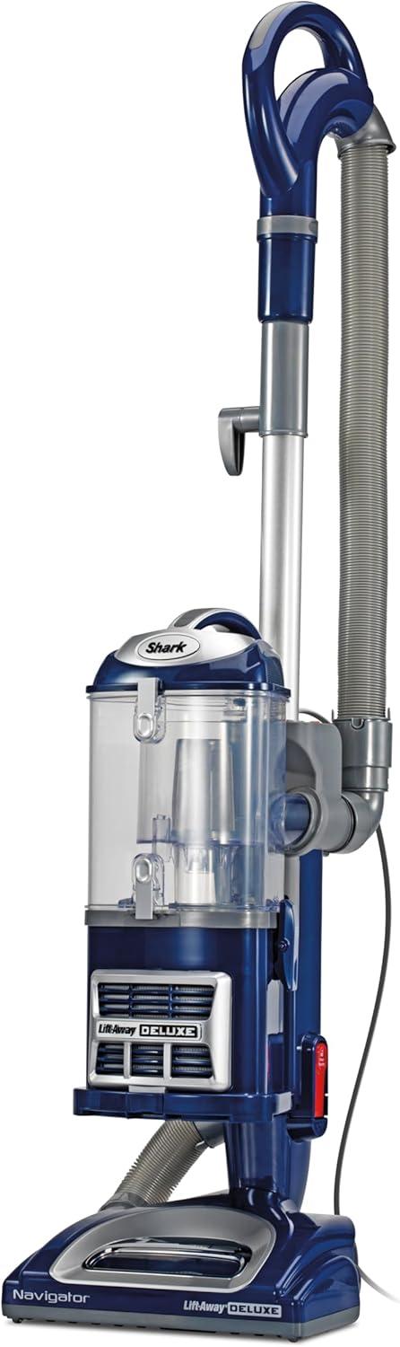 Product image of Shark Upright Vacuum, Navigator Lift-Away Deluxe with Large Dust Cup Capacity, HEPA Filter, Swivel Steering, Upholstery Tool & Crevice Tool, Blue, NV360