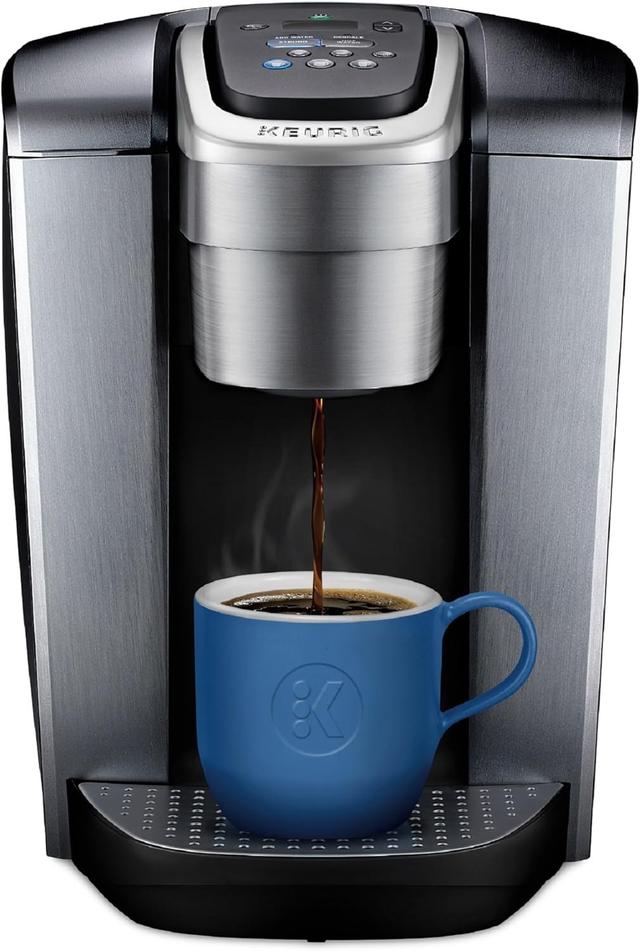 Product image of Keurig K-Elite Single Serve K-Cup Pod Coffee Maker, with Strength and Temperature Control, Iced Coffee Capability, 8 to 12oz Brew Size, Programmable, Brushed Silver