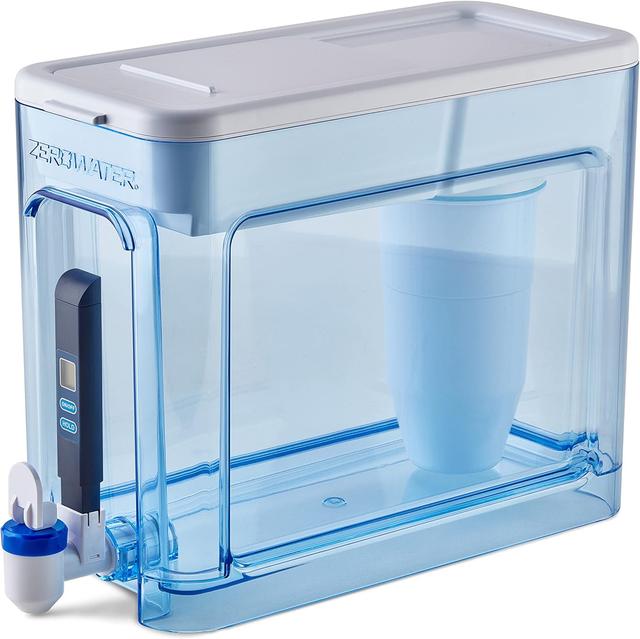 Product image of ZeroWater 32-Cup Ready-Read 5-Stage Water Filter Dispenser with Instant Read Out - 0 TDS for Improved Tap Water Taste - IAPMO Certified to Reduce Lead, Chromium, and PFOA/PFOS