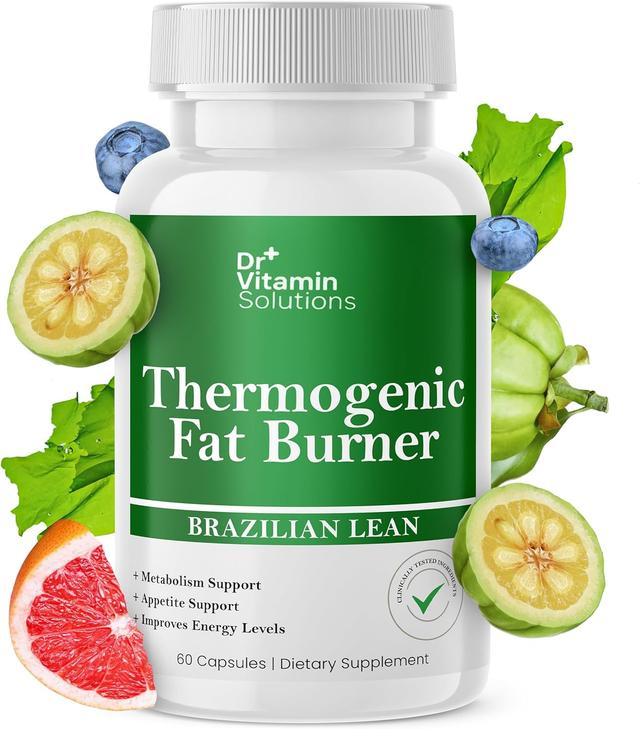 Product image of DR VITAMIN SOLUTIONS Thermogenic Fat Burner Brazilian Lean, Weight Loss Pills for Women, Waist Trimmer & Supplements for Bloating for Women & Men, 60 Capsules