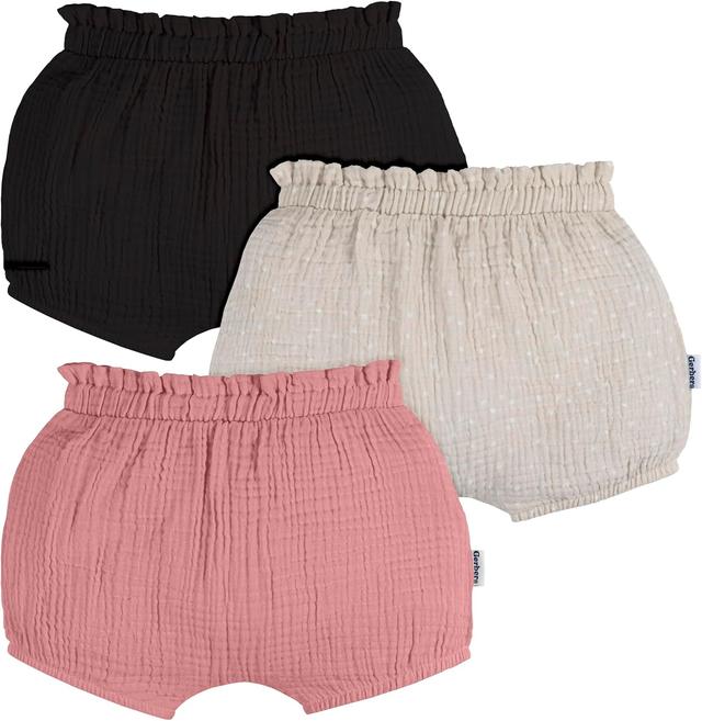 Product image of Gerber Baby Girls' 3-Pack Bubble Shorts