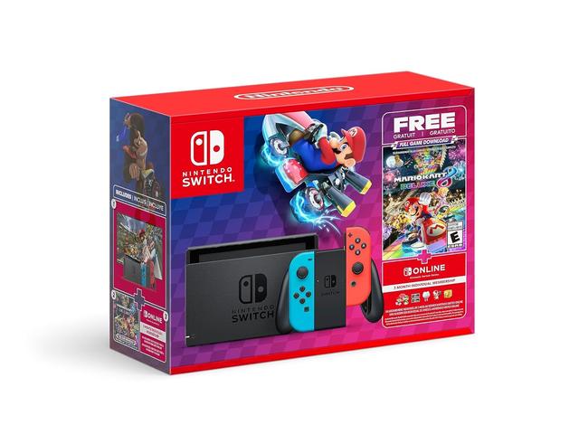 Product image of Nintendo Switch™ Mario Kart™ 8 Deluxe Bundle (Full Game Download + 3 Mo. Nintendo Switch Online Membership Included)