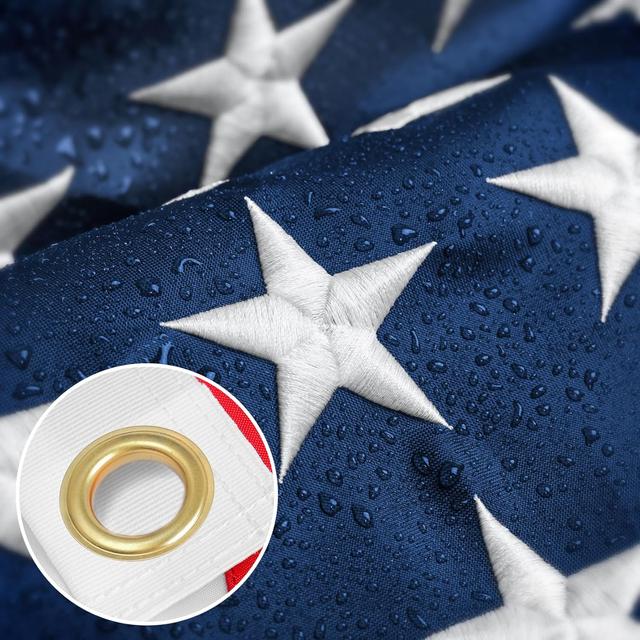 Product image of American Flags for Outside 3x5,3x5Ft American Flag Heavy Duty,All Weather American Flag 3x5 Outdoor,America Flags Embroidered Stars Sewn Stripes