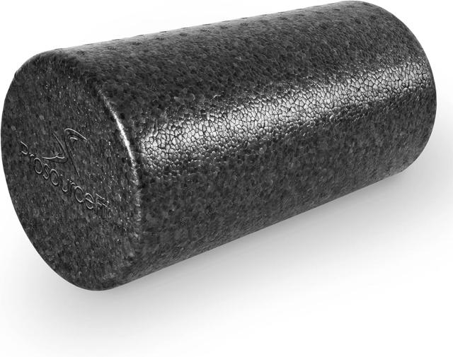 Product image of ProsourceFit High Density Foam Rollers 18 - inches Long, Firm Full Body Athletic Massage Tool for Back Stretching, Yoga, Pilates, Post Workout Muscle Recuperation, Black