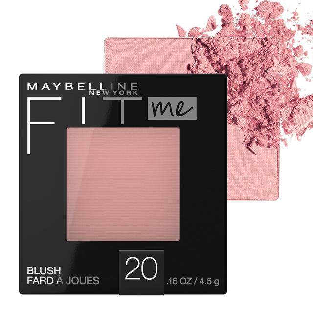 Product image of Maybelline Fit Me Powder Blush, Lightweight, Smooth, Blendable, Long-lasting All-Day Face Enhancing Makeup Color, Mauve, 1 Count